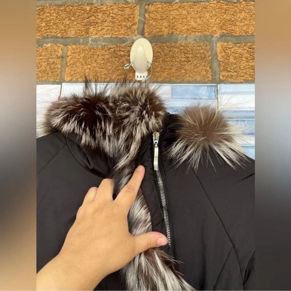 POST CARD FOX FUR TRIM JACKET SIZE 8 - Picture 9 of 16